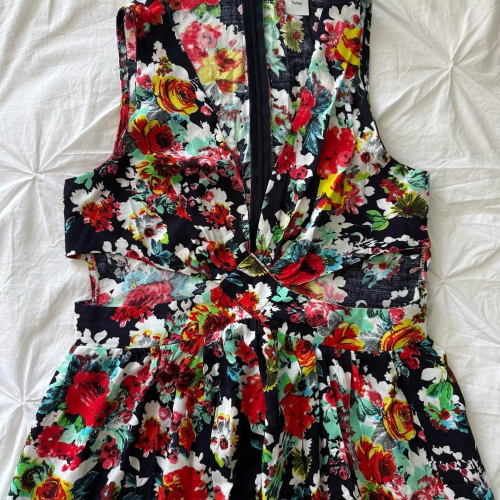 Floral Maxi Dress - Vintage